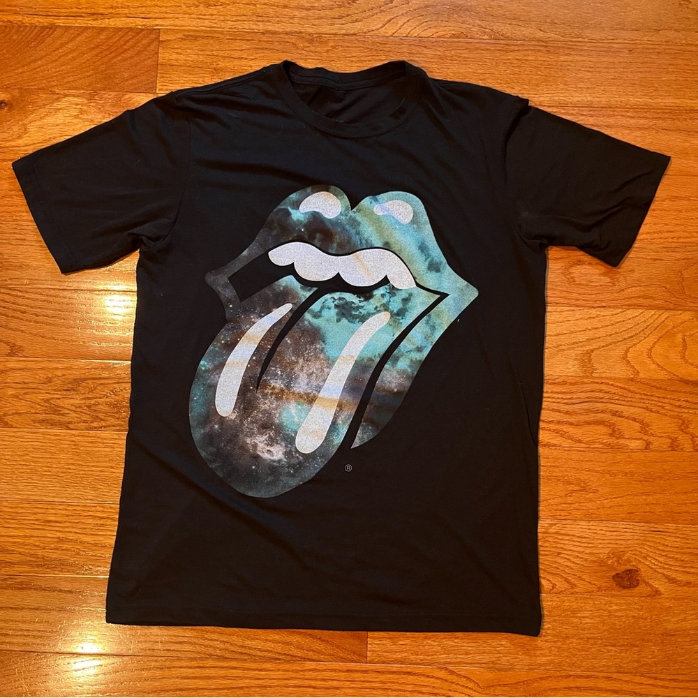 The Rolling Stones galaxy logo tee